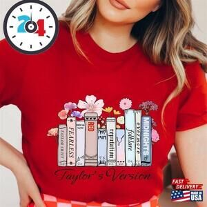 T4ylors Version Music Albums As Books T-Shirt Fun Lover Gift